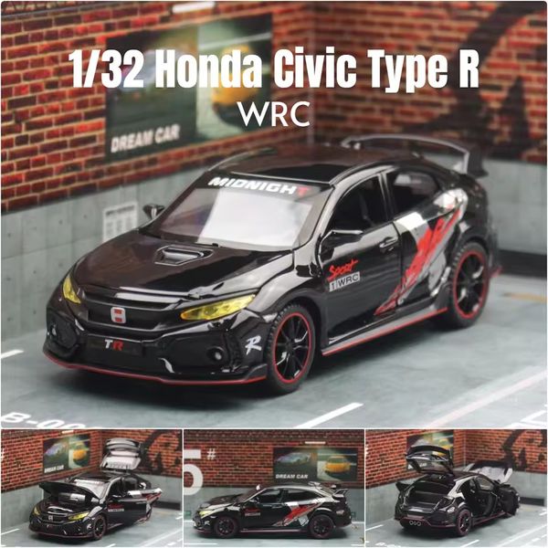 1/32 Scale HONDA CIVIC TYPE-R Diecast Alloy