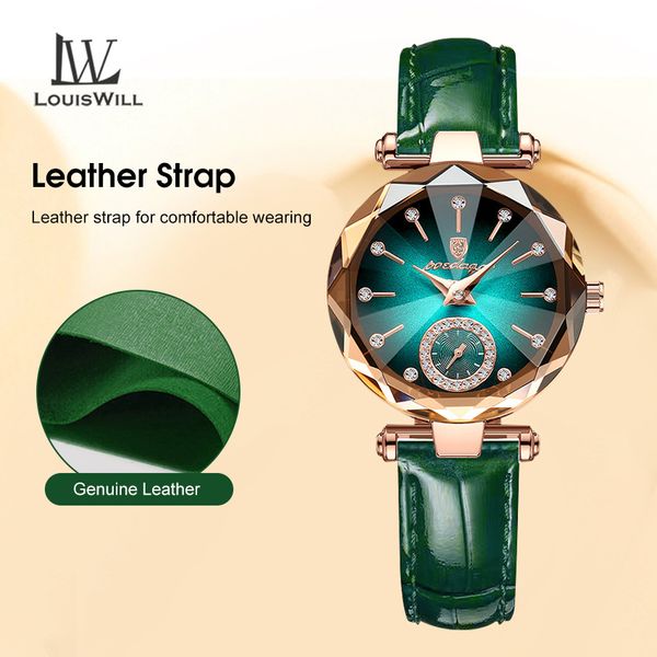 💥LouisWill Leather Strap Women's Fashion Watch - Image 2