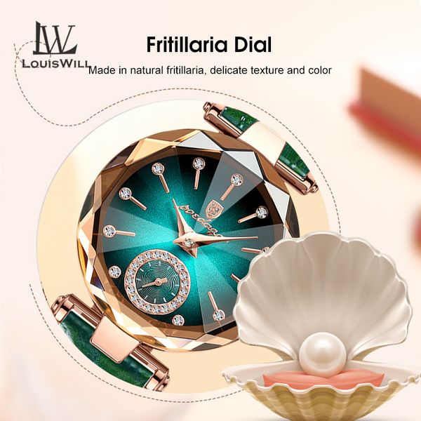 💥LouisWill Leather Strap Women's Fashion Watch - Image 5