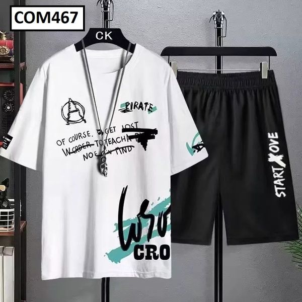 Men's T-shirt and shorts combo