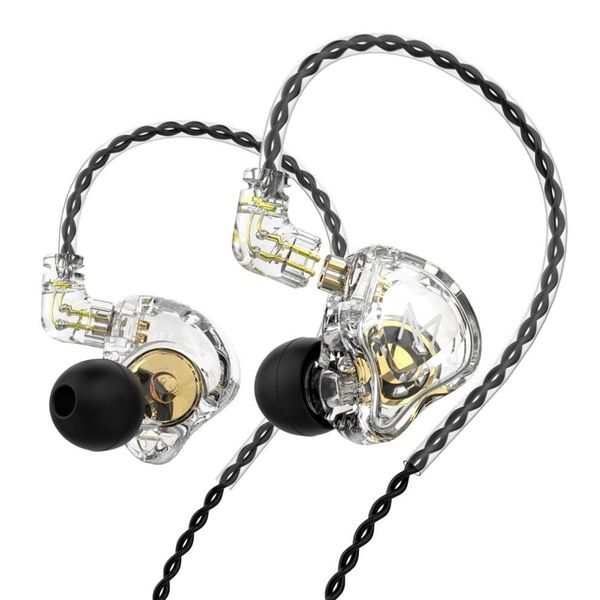 TRN MT1 Pro Professional Hi-Fi Dynamic Driver In-Ear Monitor Earphone – white