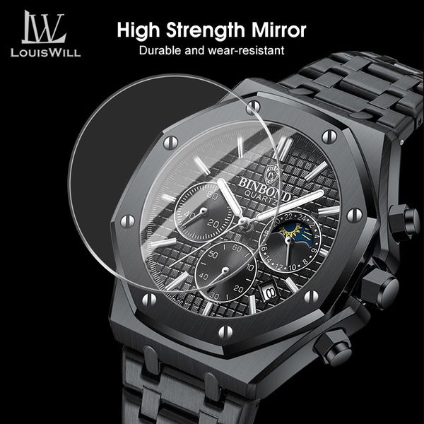 💥LouisWill Multi-function Waterproof Watch With Calendar - Image 6
