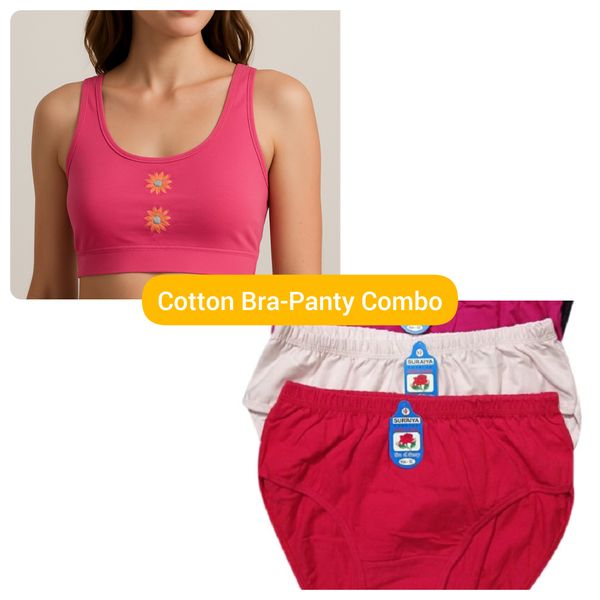 Cotton Bra-Panty Combo