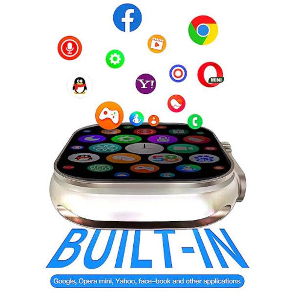 BW9 Pro Online edition Phone Watch 4G Sim Card Supported popup Folding Camera - Image 6