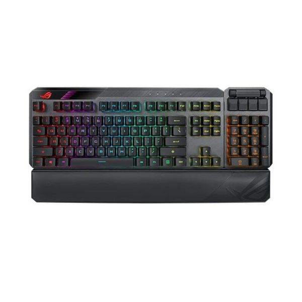 ASUS (MA02) ROG Claymore II Modular TKL Blue Switch Mechanical Gaming Keyboard –