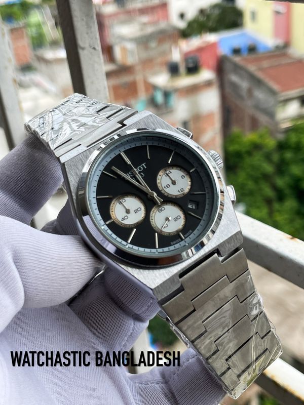 Prx Chain Chronograph Black Dial