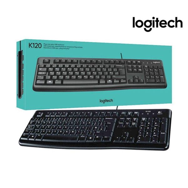 Logitech K120 USB Keyboard With Bangla – Black Color