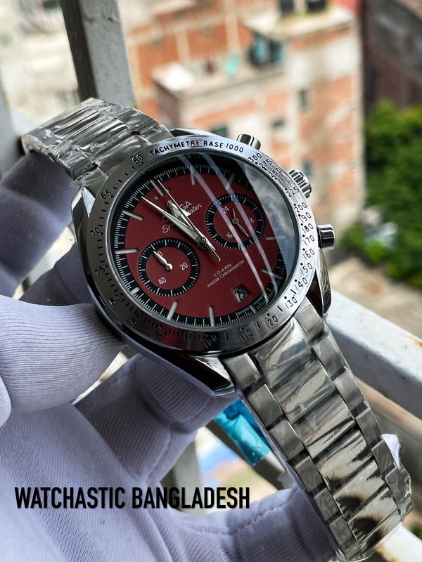 Omega SpeedMaster 57 Chain Red Dial