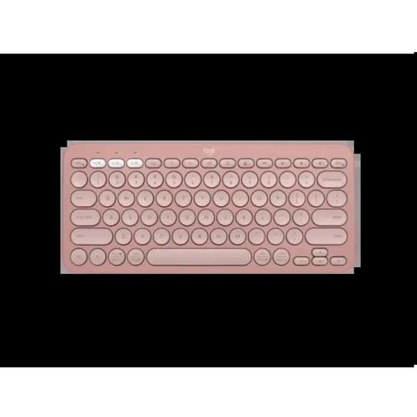 Logitech K380S PEBBLE KEYS 2 Multi-Device Bluetooth Wireless Keyboard – Tonal Rose Color