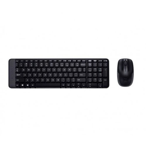 Logitech MK220 Wireless Combo Keyboard and Mouse Black Color