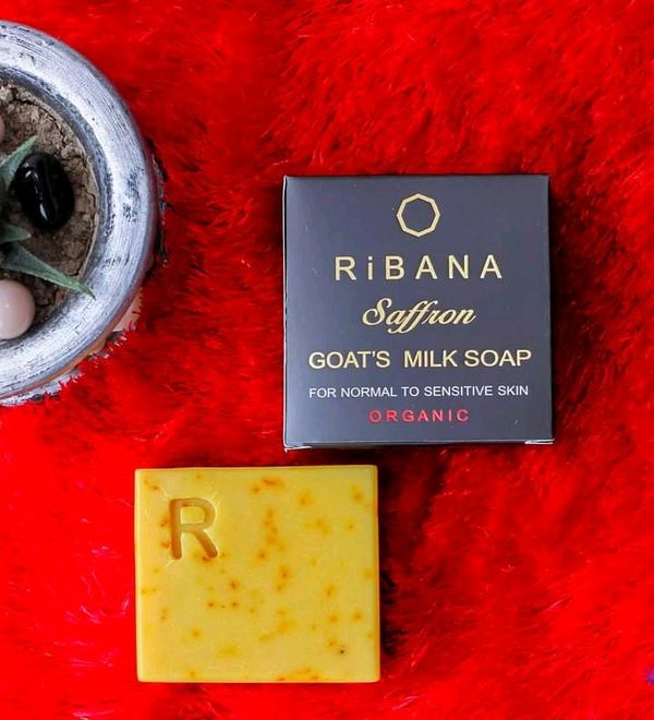 Ribana Saffron Goats Milk Soap