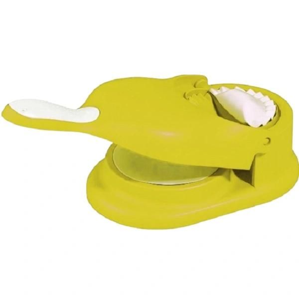 2 in 1 Manual Pitha And Dumpling Maker- Yellow Color