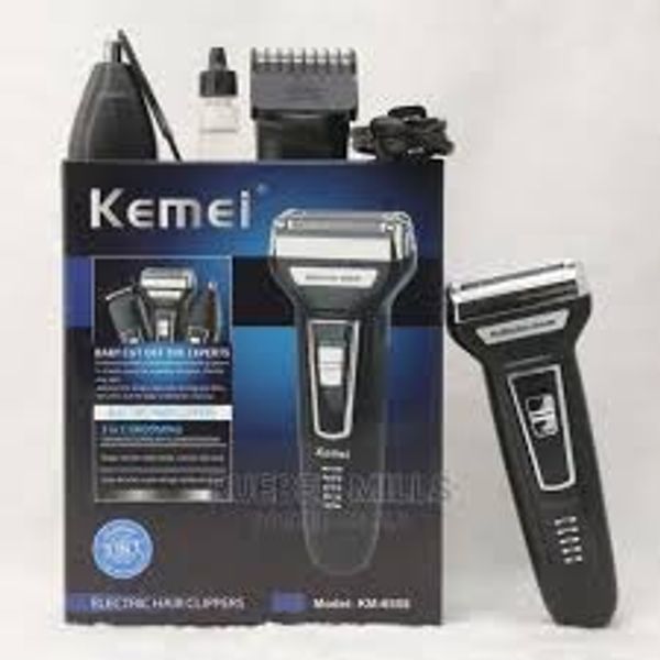 Kemei Professional Hair Shaver & Clipper - Black & Petroleum KM-6330