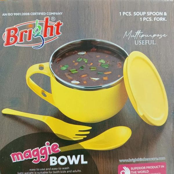 Maggie & Soup Bowl Set – Yellow Color