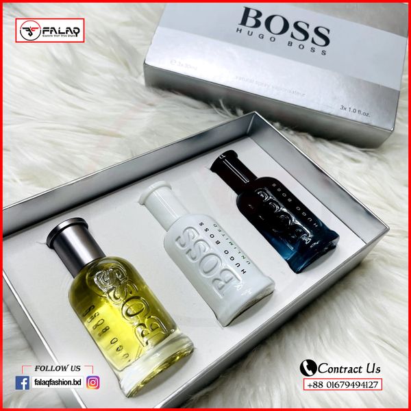 Hugo Boss Perfume "INSPIRED'' Gift Set 3 in 1 Bundle 30ml Each For Men
