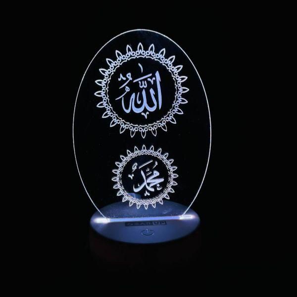 GearUP Acrylic Multicolor Night Lamp- (1016916-BK)