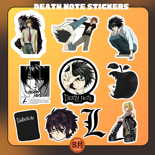 Death note stickers Set 01