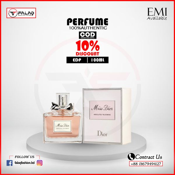 Miss Dior Absolutely Blooming by Christian Dior EDP For Women 100Ml 100% Orginal Dubai Version 0049