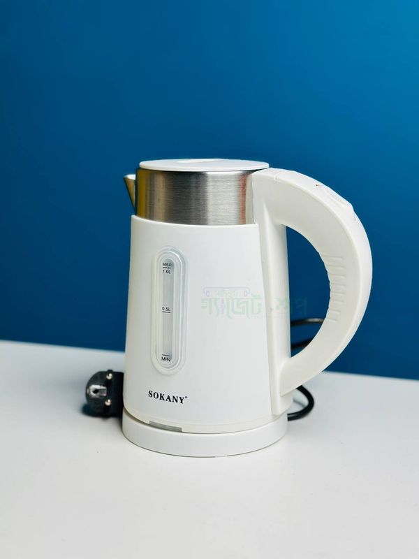 Sokany SK-0808 1L Electric Water Kettle – Random Color White/Black