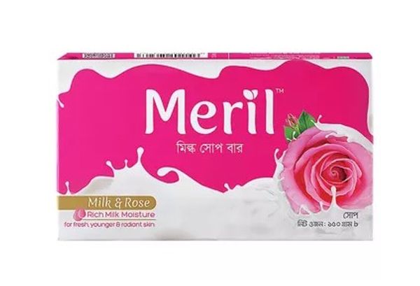 Meril Milk & Rose Soap Bar 150 gm