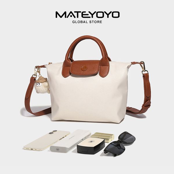 💥MATEYOYO Women Handbag Korean Sling Bag Ins Fashion Shoulder Bag Dual Use Leisure Style Casual Summer Hand Bag Messenger Bag Women Beach Bag Oxford Bag - Image 2