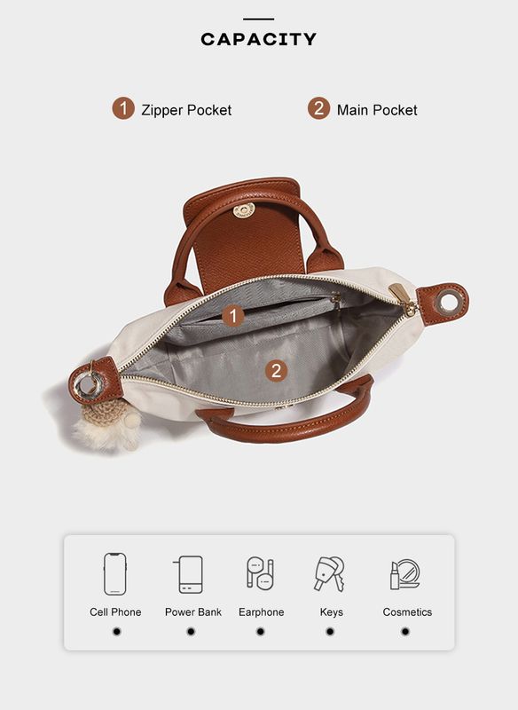 💥MATEYOYO Women Handbag Korean Sling Bag Ins Fashion Shoulder Bag Dual Use Leisure Style Casual Summer Hand Bag Messenger Bag Women Beach Bag Oxford Bag - Image 9