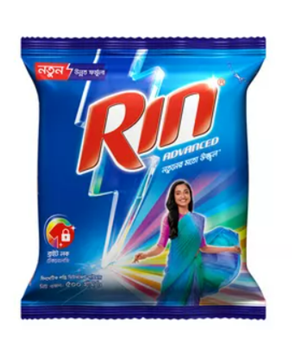 Rin Advanced Detergent Powder 500 gm