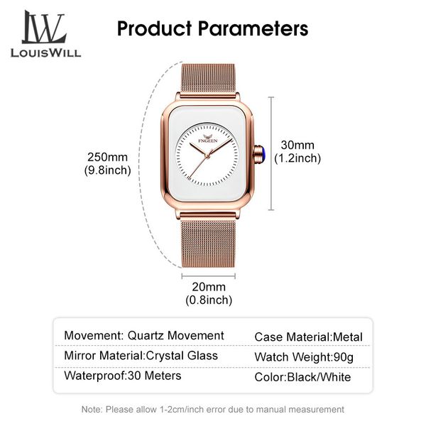 💥LouisWill Korean Style Waterproof Fashion Watch - Image 6