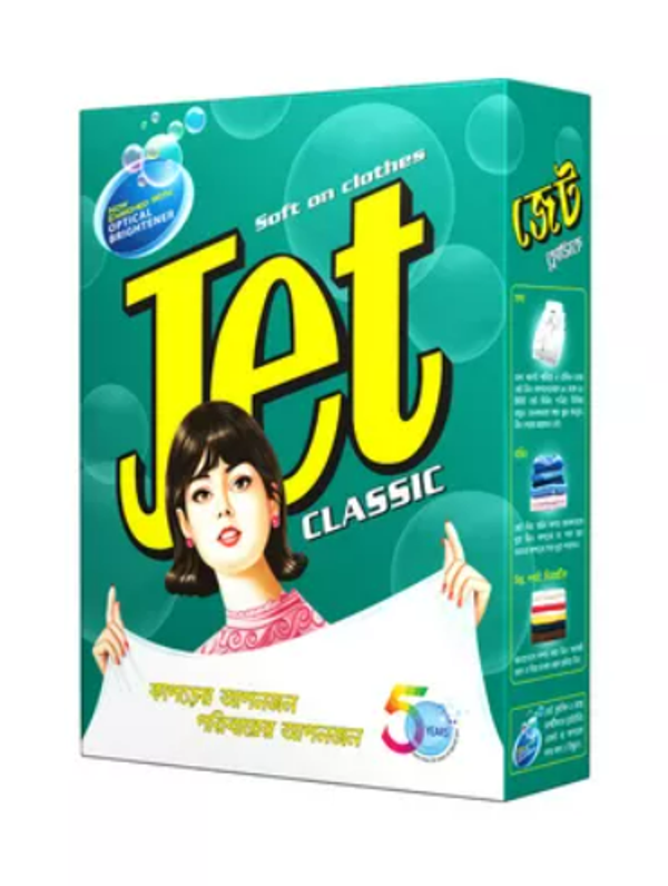 Jet Classic Detergent Powder Paper Pack 500 gm