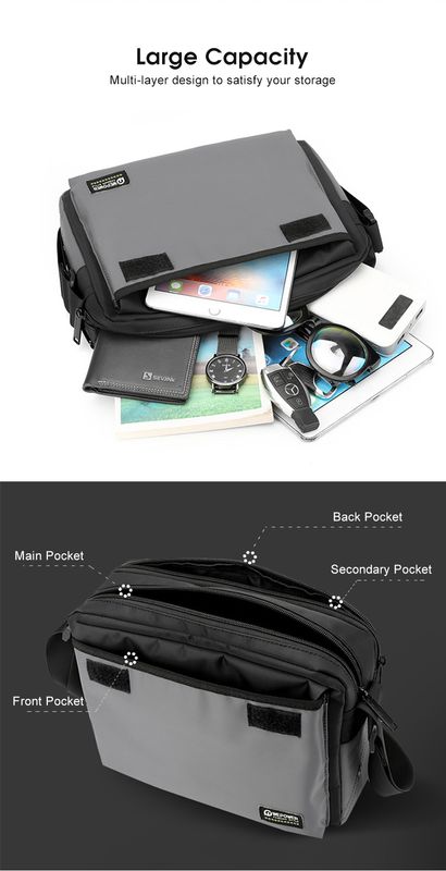 💥LouisWill Crossbody Bag Large Capacity Shoulder Bag Waterproof Anti-Thief Sling Bag Street Shoulder Bag - Image 14