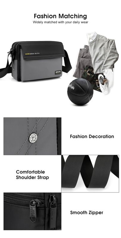 💥LouisWill Crossbody Bag Large Capacity Shoulder Bag Waterproof Anti-Thief Sling Bag Street Shoulder Bag - Image 16