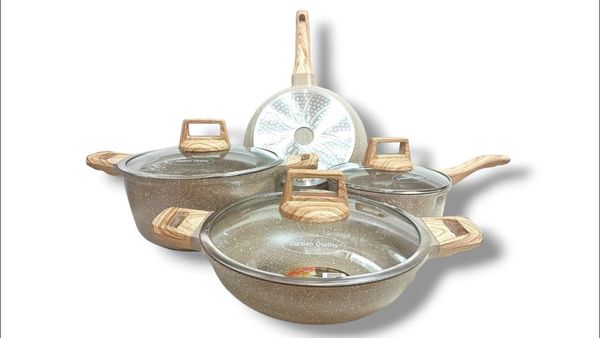 Kiam Die Casting 7 Pcs Cookware Set Non-stick Cookware Set