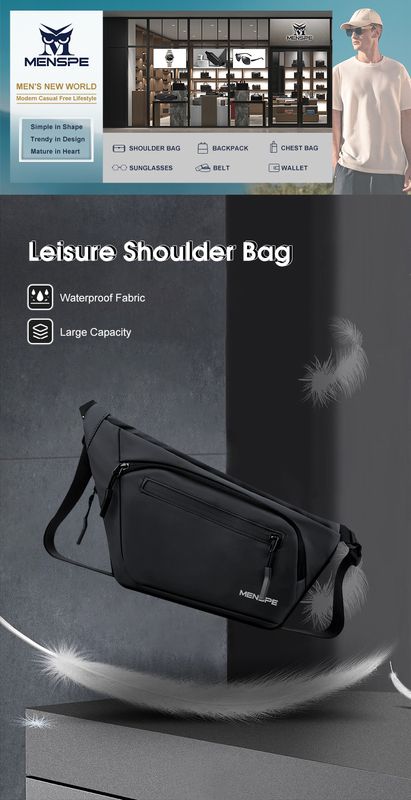 💥MENSPE Waterproof Crossbody Bag - Image 11