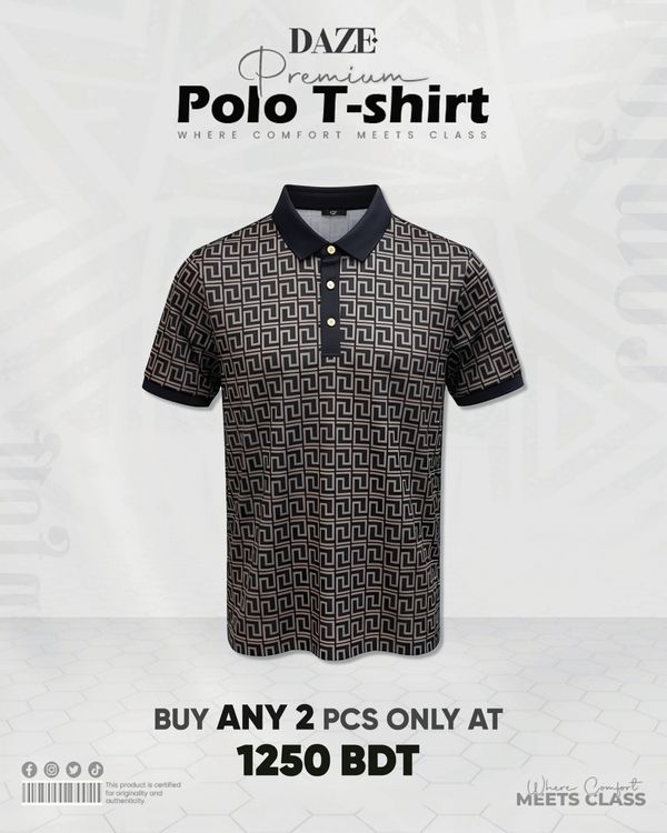 PL06 China Micro Spandex Premium Polo T-Shirt