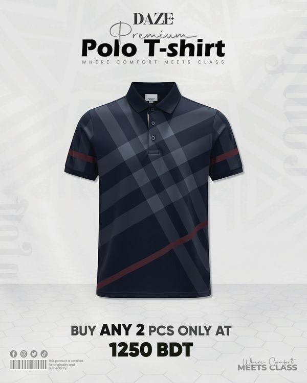 PL07 China Micro Spandex Premium Polo T-Shirt