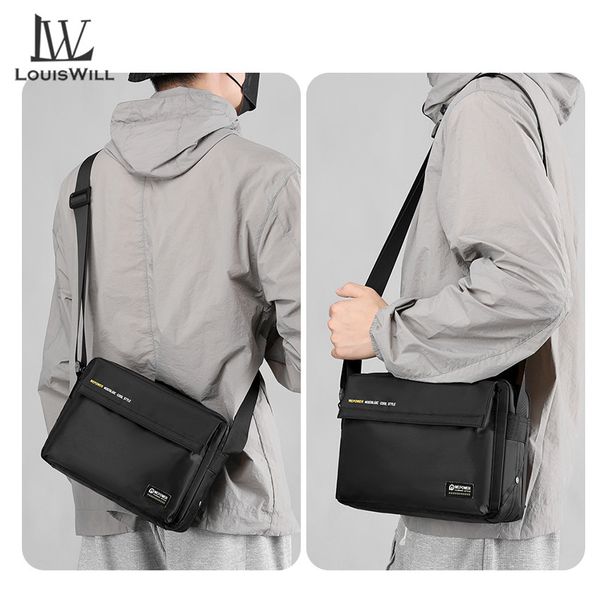 💥LouisWill Crossbody Bag Large Capacity Shoulder Bag Waterproof Anti-Thief Sling Bag Street Shoulder Bag - Image 10