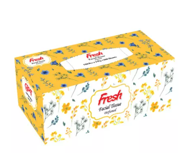 Fresh Perfumed Facial Tissue (150 X 2) ply Box each