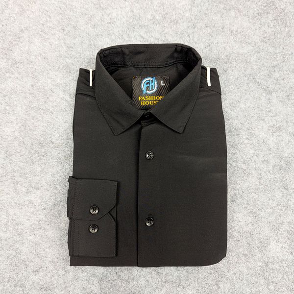 China Micro Stig Shirt (Formal / Casual) (Black)