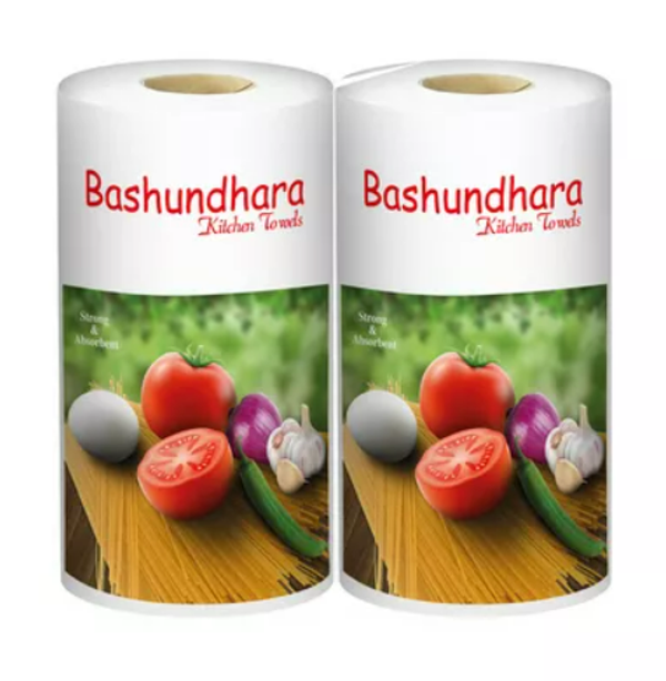 Bashundhara Kitchen Towel Rolls 2 pcs