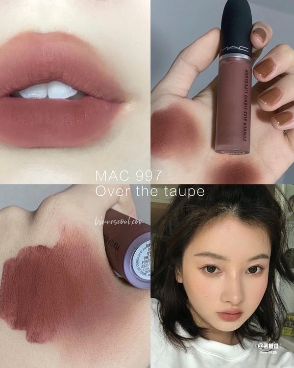 M·A·C Powder Kiss Liquid- Over the taupe - Image 3