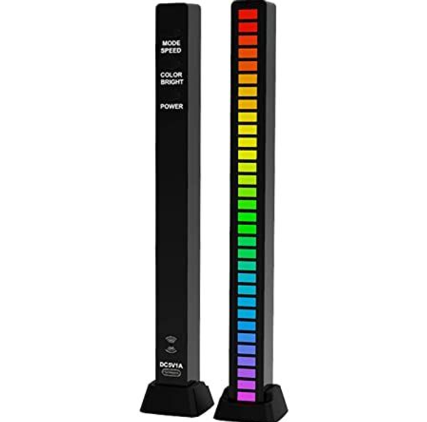RGB Rechargeable Rhythm Light With Voice-Activated Pickup (D8-32) – Without App