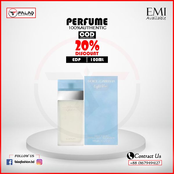 Dolce & Gabbana Light Blue Pour Homme EDT for Men 100Ml 100% Original Dubai Version 0233
