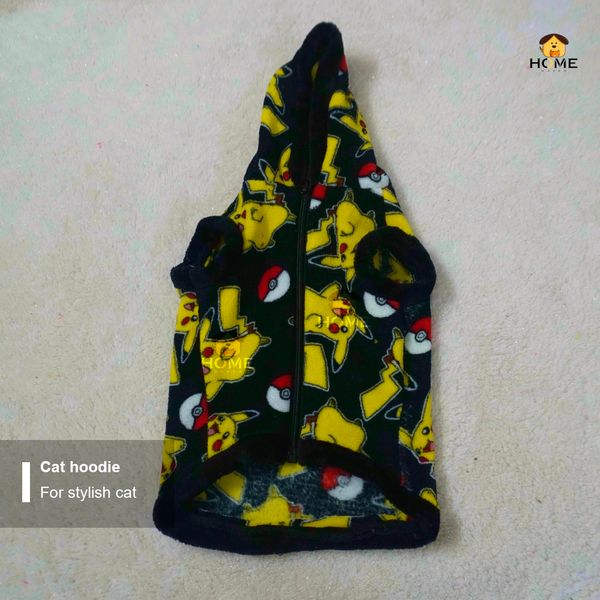 Pinkachu cat hoodie