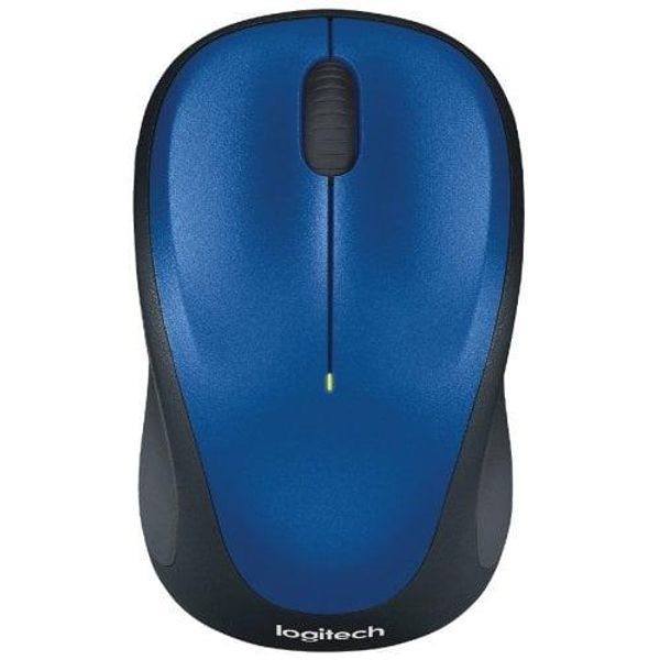 Logitech M235 Rubber sides Wireless Mouse, Blue Color