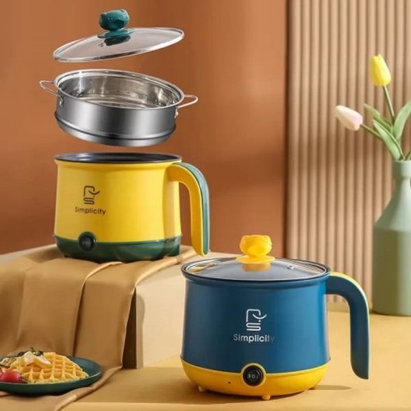 Simplicity Multi-Functional Double Layer Electric Cooking Pot 1.8L .
