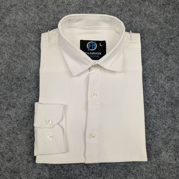 China Micro Stig Shirt (Formal / Casual) (White)