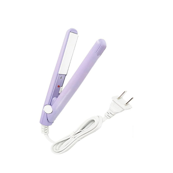 Mini Hair Straightener, Ceramic Lat Iron,Travel Size Wide Plate Flat Iron, Makes Hair Silky and Shiny