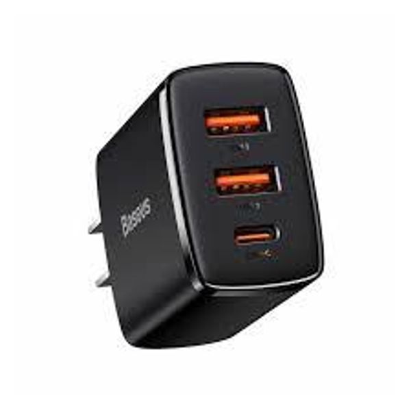 Baseus 30W Compact Super Quick Triple Port Charger