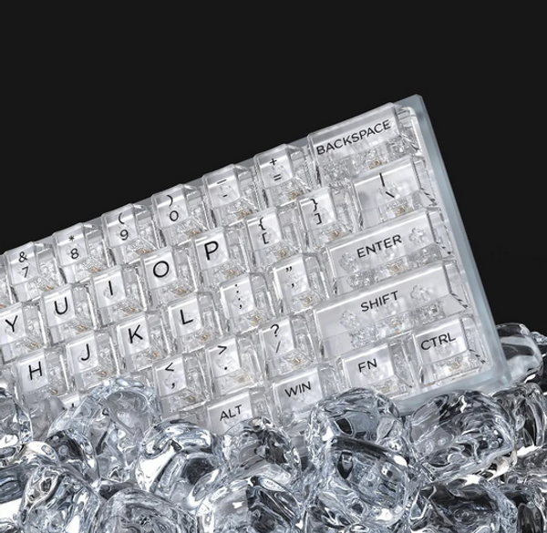 Transparent Clear Crystal Keycap Cherry Profile 132 Keys