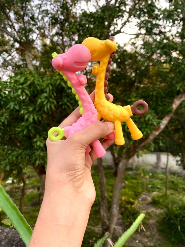 baby BPA free silicon teether
